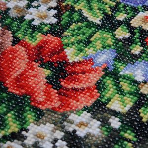 Diamond Painting Kit – Meisje met bloemen