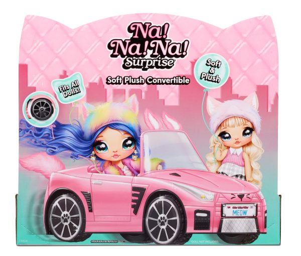 Na! Na! Na! Surprise Soft Plush Convertible Doll Car - pink - Afbeelding 2