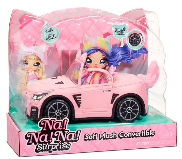 Na! Na! Na! Surprise Soft Plush Convertible Doll Car - pink - Afbeelding 3