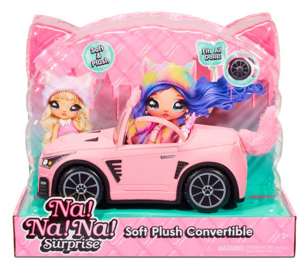 Na! Na! Na! Surprise Soft Plush Convertible Doll Car - pink - Afbeelding 4