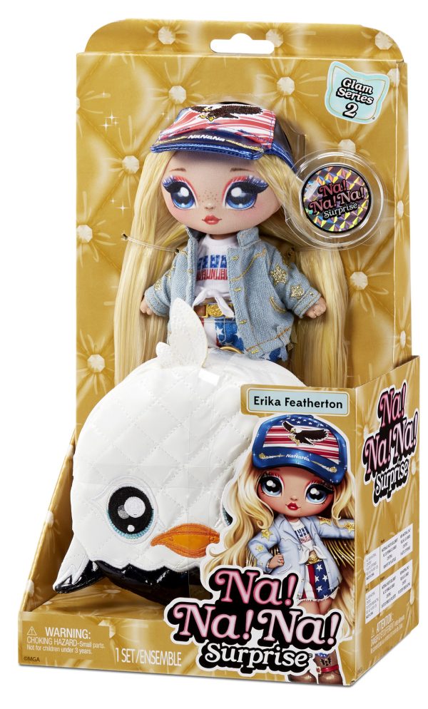 Na! Na! Na! 2-in-1 Surprise Doll/Purse Glam (Series 2) - Erika Featherton
