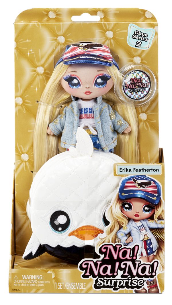 Na! Na! Na! 2-in-1 Surprise Doll/Purse Glam (Series 2) - Erika Featherton - Afbeelding 3