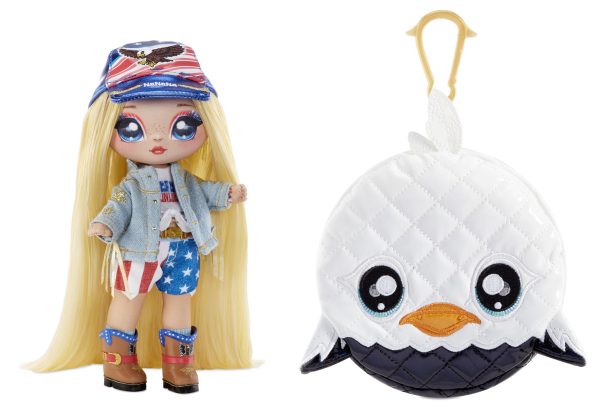 Na! Na! Na! 2-in-1 Surprise Doll/Purse Glam (Series 2) - Erika Featherton - Afbeelding 5