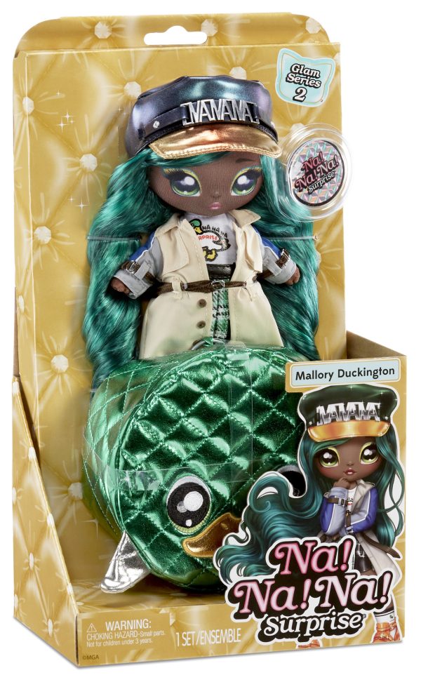 Na! Na! Na! 2-in-1 Surprise Doll/Purse Glam (Series 2) - Mallory Duckington - Afbeelding 2