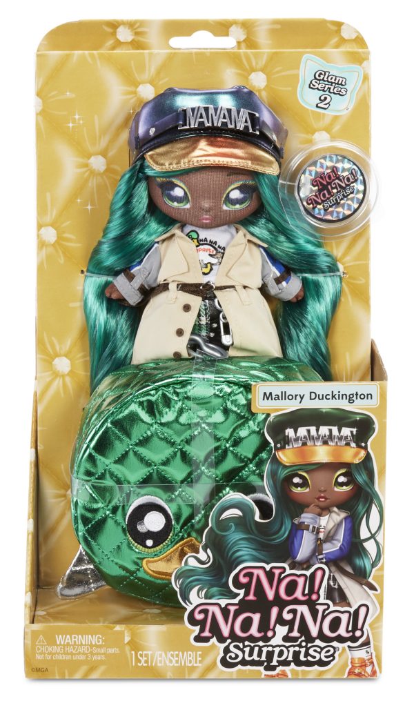 Na! Na! Na! 2-in-1 Surprise Doll/Purse Glam (Series 2) - Mallory Duckington - Afbeelding 3