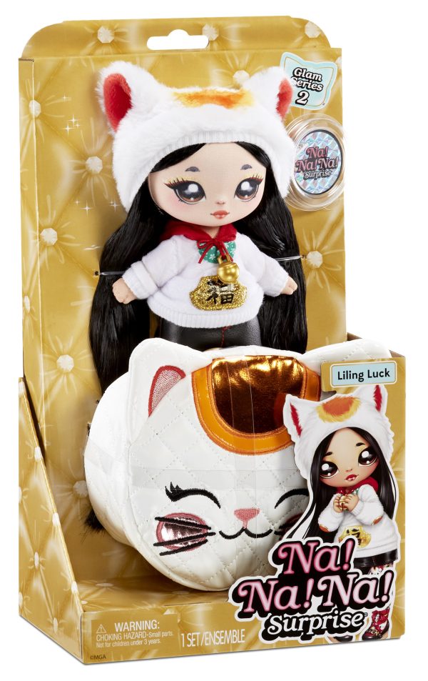 Na! Na! Na! 2-in-1 Surprise Doll/Purse Glam (Series 2) - Liling Luck - Afbeelding 2