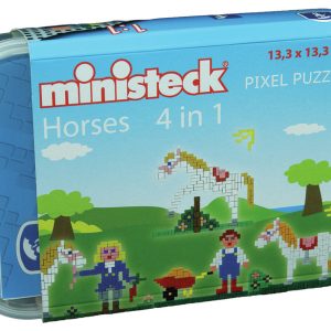 Ministeck (Plastic Box) – Paardenstal 4-in-1 (510stuks)