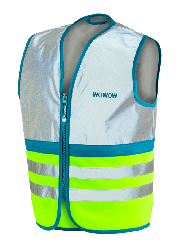 Wasabi Jacket Full Reflective Green - L