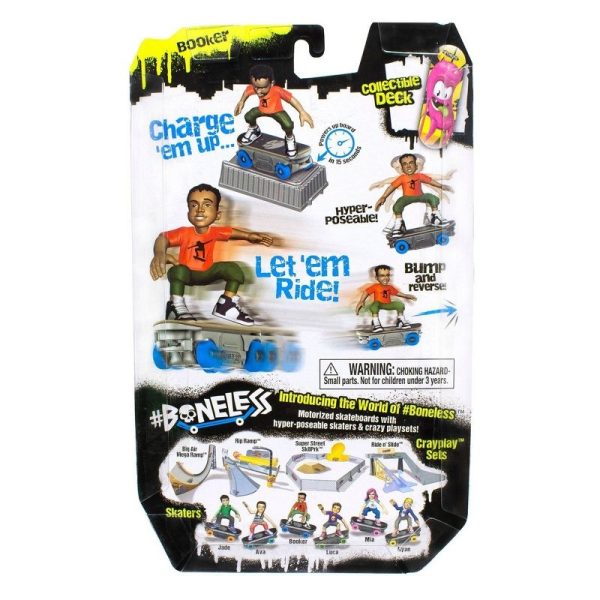 #Boneless - Super-charged Skateboard + Skater (Booker) - Afbeelding 9