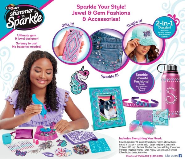 Shimmer 'n Sparkle - 2-in-1 Jewel & Gem Dazzling Designer - Afbeelding 2