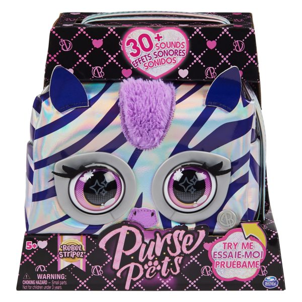 Purse Pets - Rebel Stripez - Metallic Magic