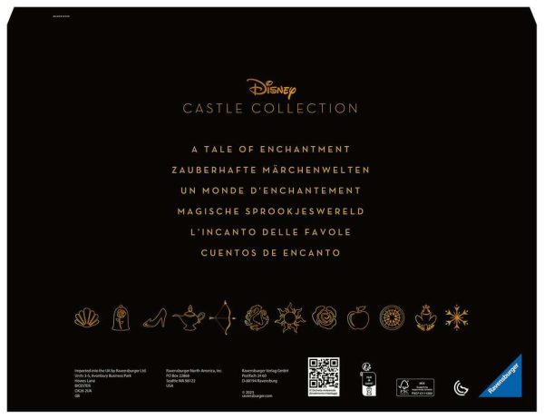 Puzzel (1000stuks) - Disney Castles - Elsa - Afbeelding 3