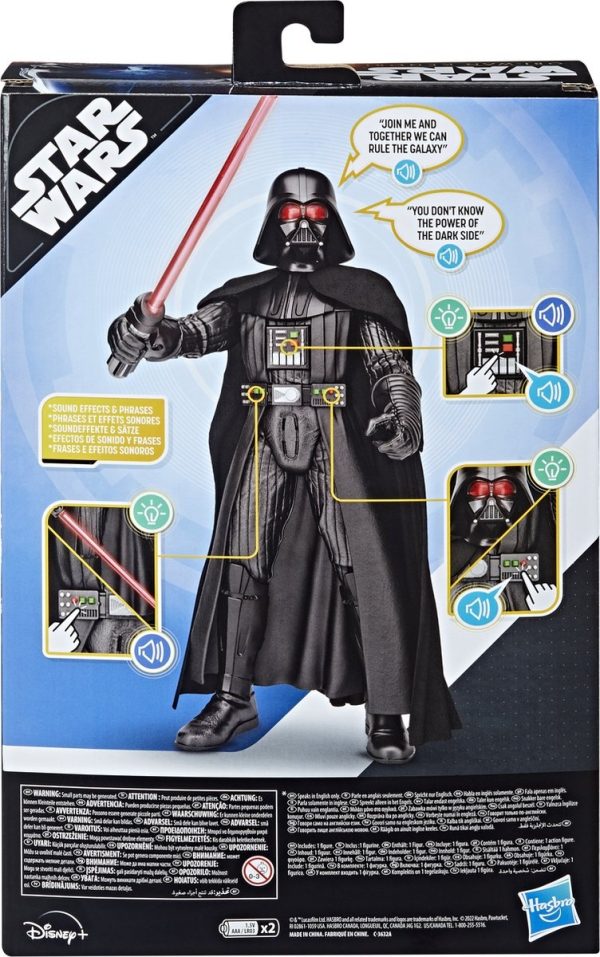 Disney Star Wars Obi-Wan Kenobi - Galactic Action Darth Vader (30cm) - Afbeelding 4