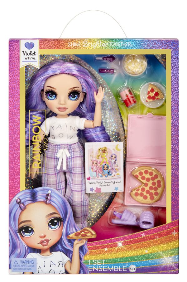 Rainbow High Junior High PJ Party Fashion Doll - Bella Parker (roze) - Afbeelding 3