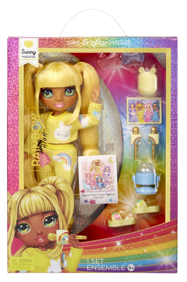 Rainbow High Junior High PJ Party Fashion Doll - Bella Parker (roze) - Afbeelding 4