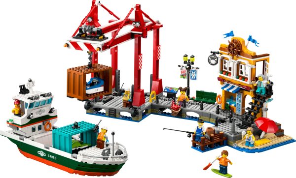 LEGO City Haven met vrachtschip - 60422 - Afbeelding 2