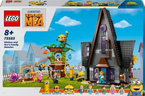 LEGO Despicable Me 4 Huis van de Minions en Gru - 75583