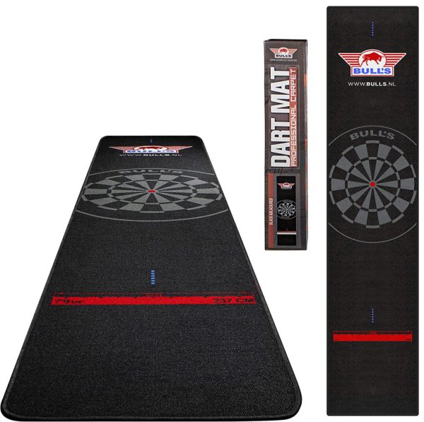 Bull's Carpet Dartmat 65x300 cm - Black/Black. BU-67833 - Afbeelding 4