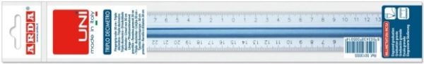 Lat "UNI" tripel decimeter met lang handvat - 30cm