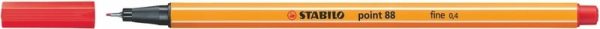 Stabilo Point 88 Fineliner - rood