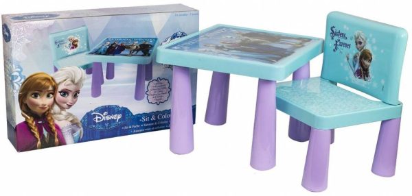 Frozen zit en kleur tafel