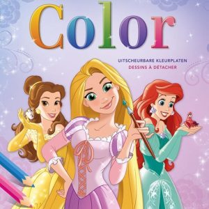 Disney Princess – Color kleurboek (uitscheurbare kleurplaten)