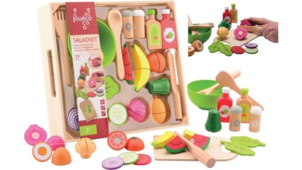 Jouéco - Saladeset in tray (hout)