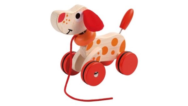 Jouéco - Houten kwispel hondje - Afbeelding 2