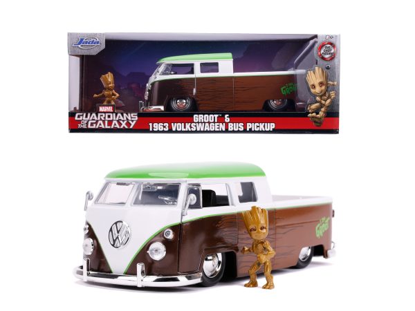 Marvel Guardians of the Galaxy - 1963 VW Bus Pickup Groot (1:24)