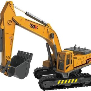 Bouwmachine Graafmachine in open touch doos (32x10x12cm)