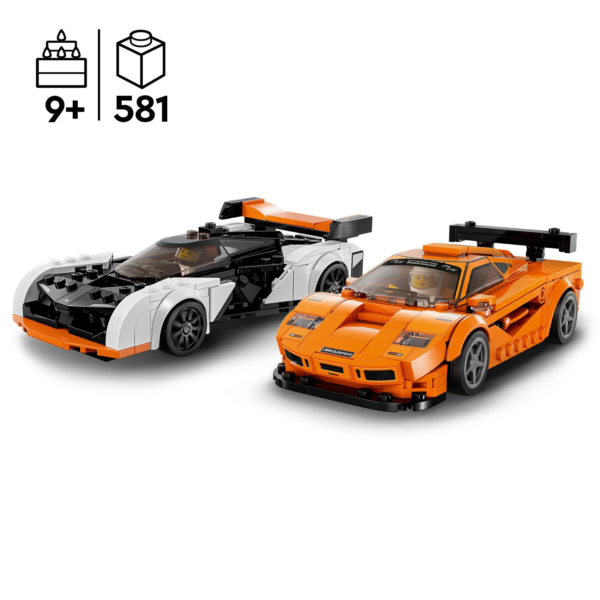 LEGO Speed Champions McLaren Solus GT & McLaren F1 LM - 76918 - Afbeelding 4