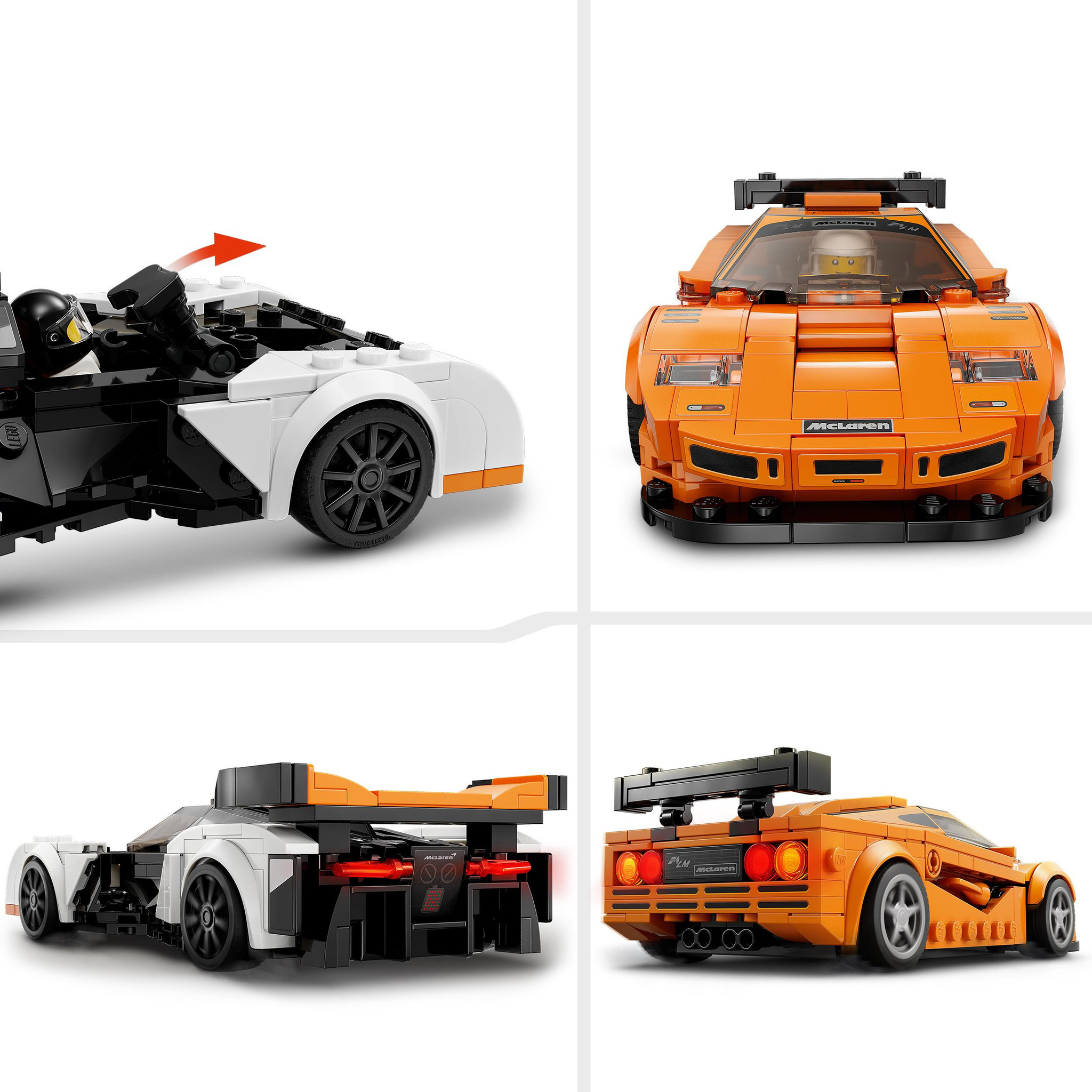 LEGO Speed Champions McLaren Solus GT & McLaren F1 LM - 76918 - Afbeelding 5