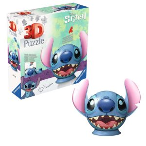 3D Puzzel (72stuks) – Disney Stitch met oren