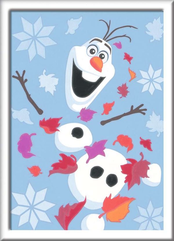 CreArt Junior Schilderen op nummer - Disney Frozen Cheerful Olaf