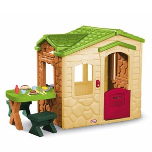 Little Tikes Speelhuis met Picknickplaats (groen-beige-bruin)