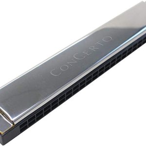 Mondharmonica (metaal) met 24 noten