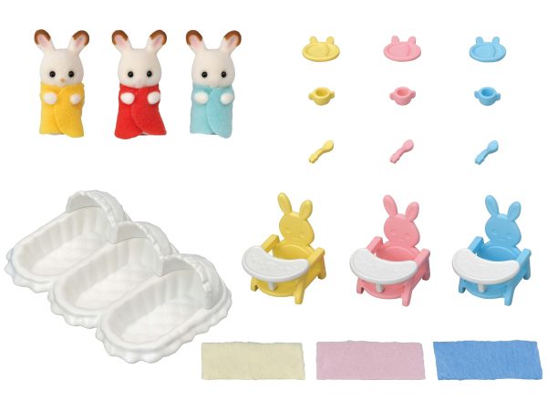 Sylvanian Families - Drieling chocoladekonijn verzorgingsset - Afbeelding 3
