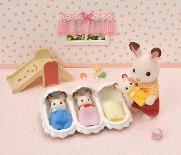 Sylvanian Families - Drieling chocoladekonijn verzorgingsset - Afbeelding 8