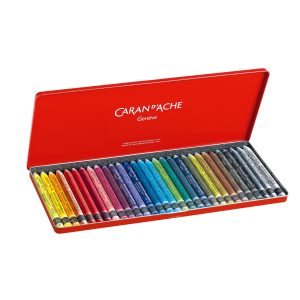 Caran d’Ache Waskrijt “Neocolor II” – 30stuks in metalen doos