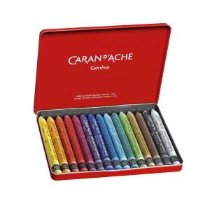 Caran d’Ache Waskrijt “Neocolor II” – 15stuks in metalen doos