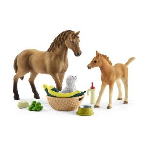 Schleich Horse Club – Sarah’s babydieren verzorgingsset
