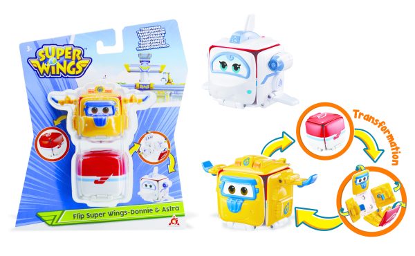 Super Wings - Flip Surprise Donnie & Astra (2-pack) - Afbeelding 2