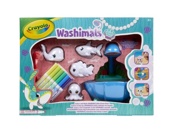 Crayola Washimals - Ocean Pets Lagoon Playset (4 zeedieren) - Afbeelding 2