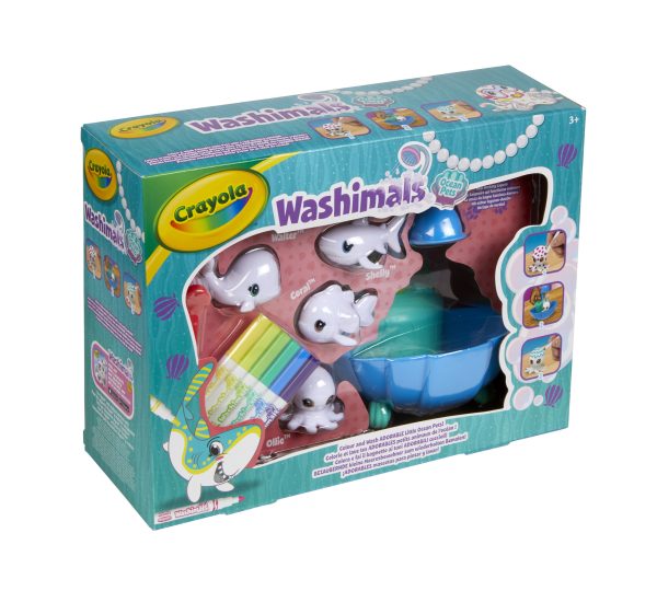 Crayola Washimals - Ocean Pets Lagoon Playset (4 zeedieren) - Afbeelding 3
