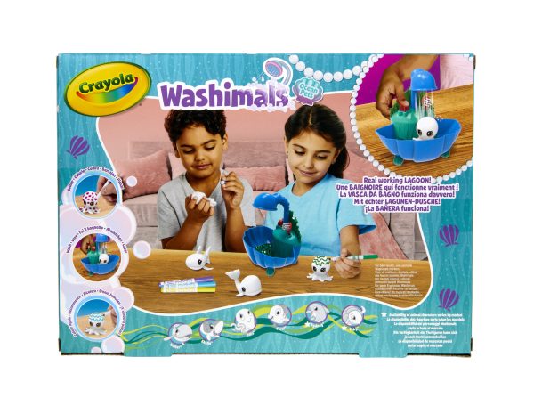 Crayola Washimals - Ocean Pets Lagoon Playset (4 zeedieren) - Afbeelding 4