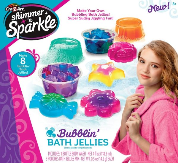 Shimmer 'n Sparkle - Make Your Own Bubblin' Bath Jellies