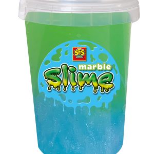 SES Creative – Marble Slime 200gr – groen en blauw