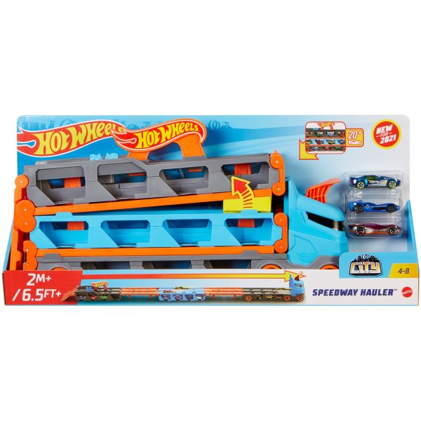 Hot Wheels City - Speedway Transportwagen - Afbeelding 2