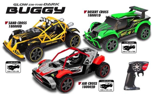 R/C Glow in the dark Buggy (1:18) - 1 exemplaar