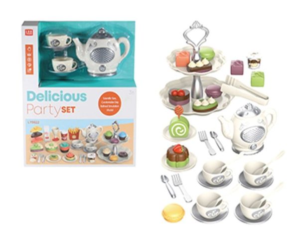 Dessertset met toebehoren - geluid en licht